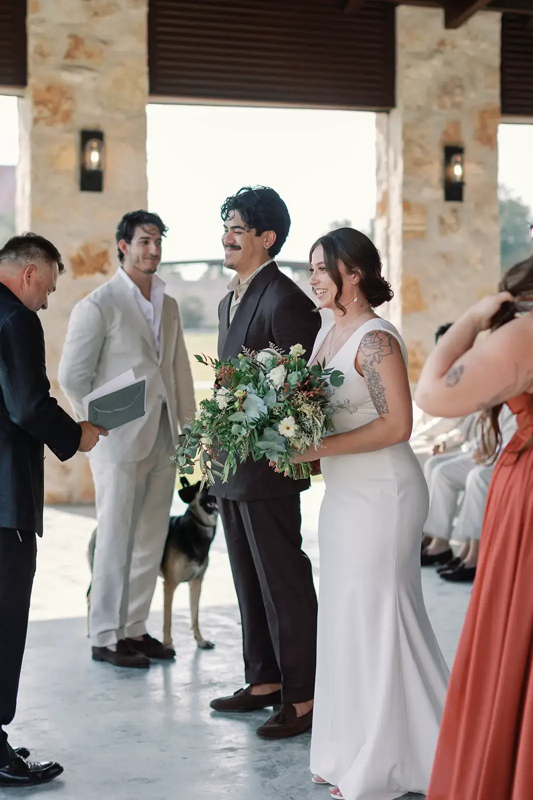 Real Poppy wedding — Brianna + Brandon at The Vineyard at Florence