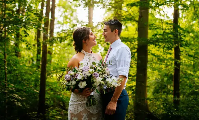 Real Poppy wedding — Michelle + Sean