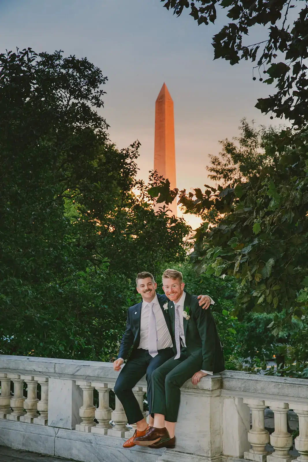 Real Poppy wedding — Geoff & Paul at DAR Constitution Hall