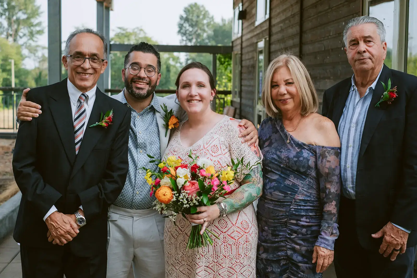 Real Poppy wedding — Lauren + Juan at Center for Urban Horticulture