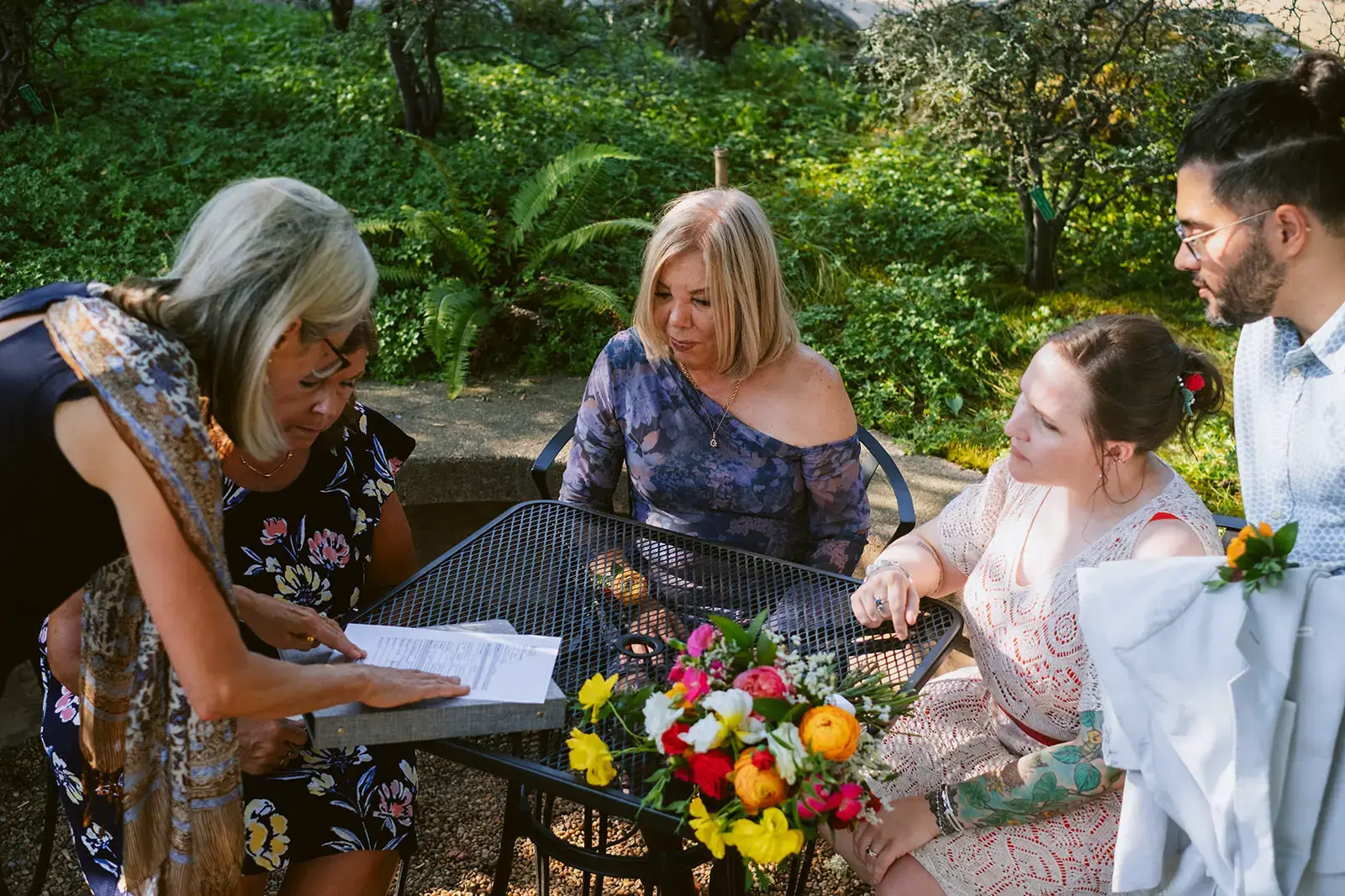 Real Poppy wedding — Lauren + Juan at Center for Urban Horticulture