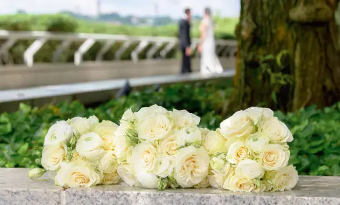 Real Poppy wedding — Claire + Jay