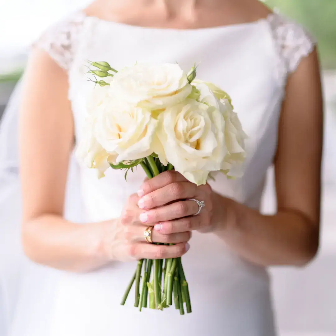Real Poppy wedding — Claire + Jay