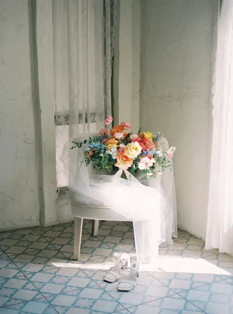 Real Poppy wedding — Peri + Nicholas at Villa Antonia