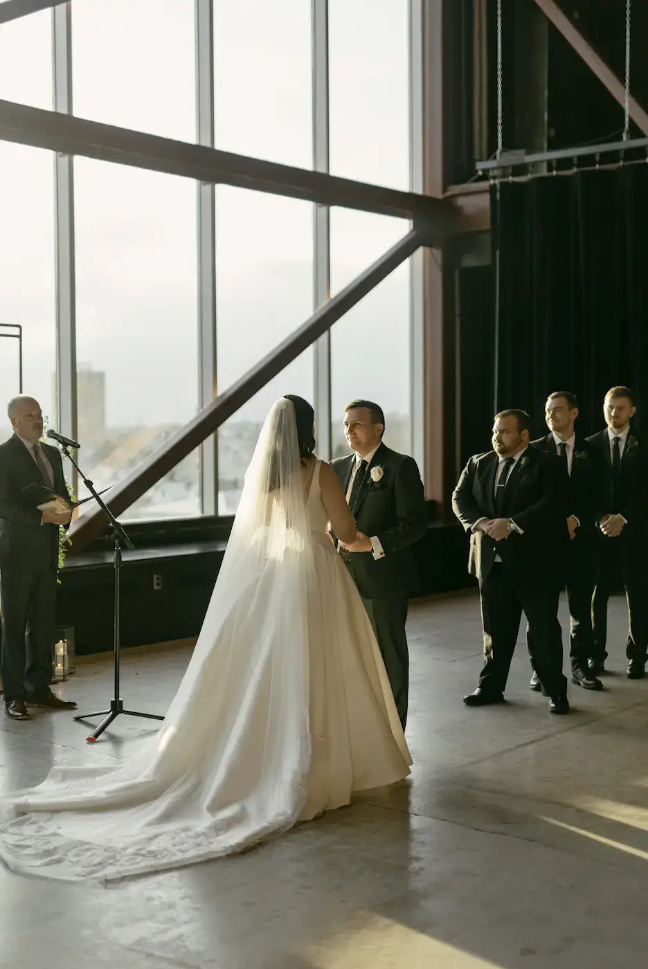 Real Poppy wedding — Alyssa + Jacob at Jan Serr Studio