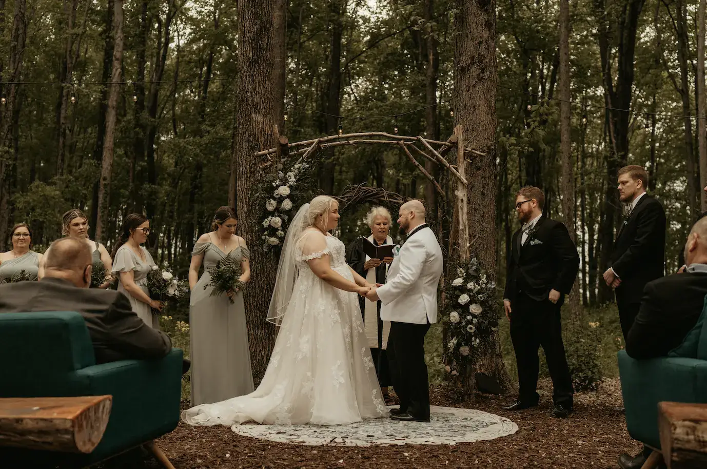 Real Poppy wedding — Laurel + Justin at Moonlit Farms