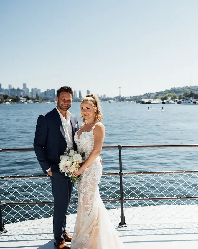 Real Poppy wedding — Becca + Dominic at MV Skansonia