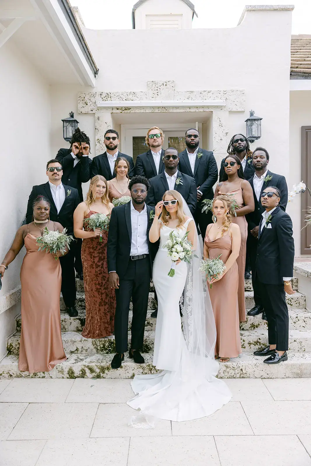 Real Poppy wedding — Morgan + Jahmahl at Private Residence