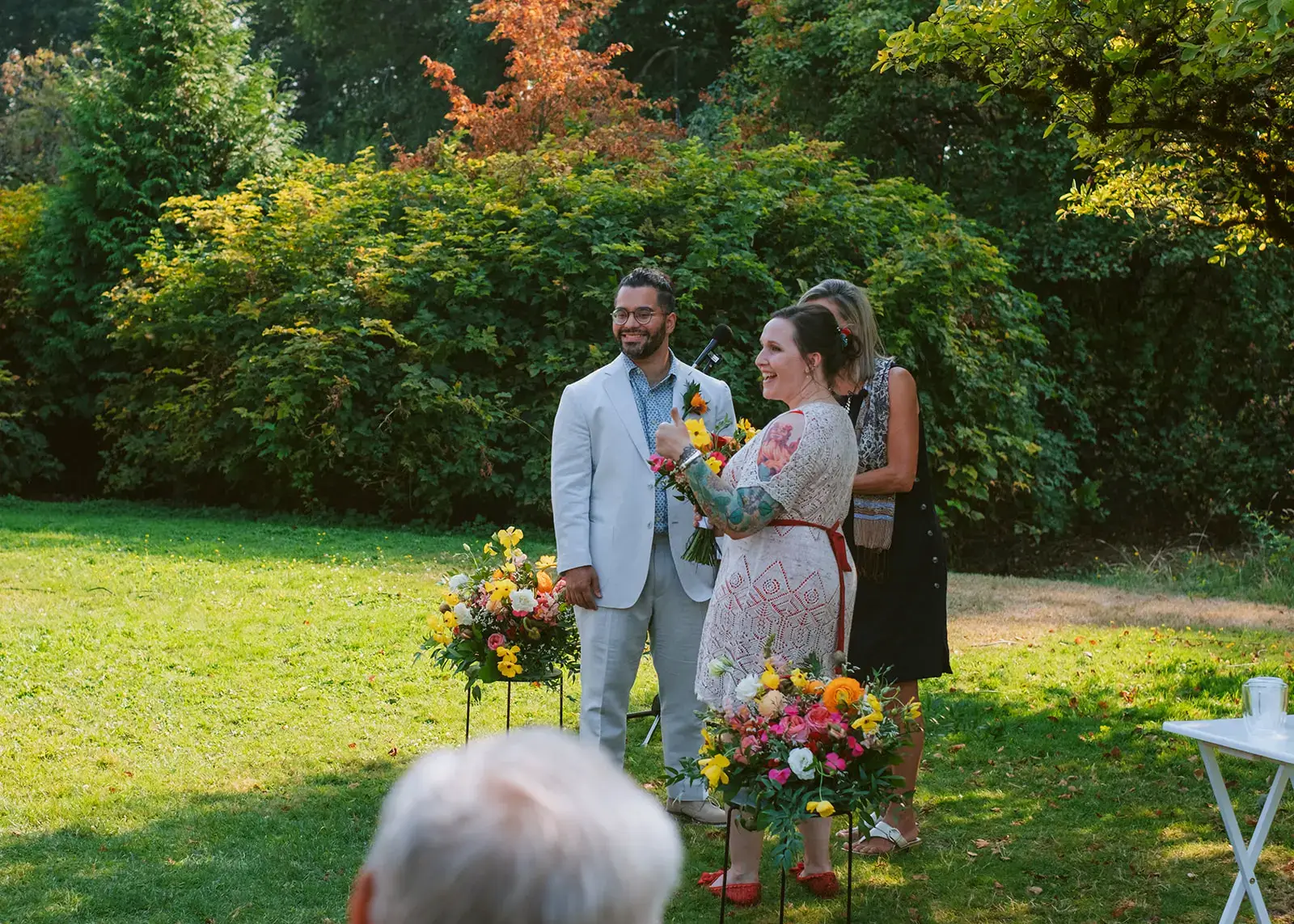 Real Poppy wedding — Lauren + Juan at Center for Urban Horticulture