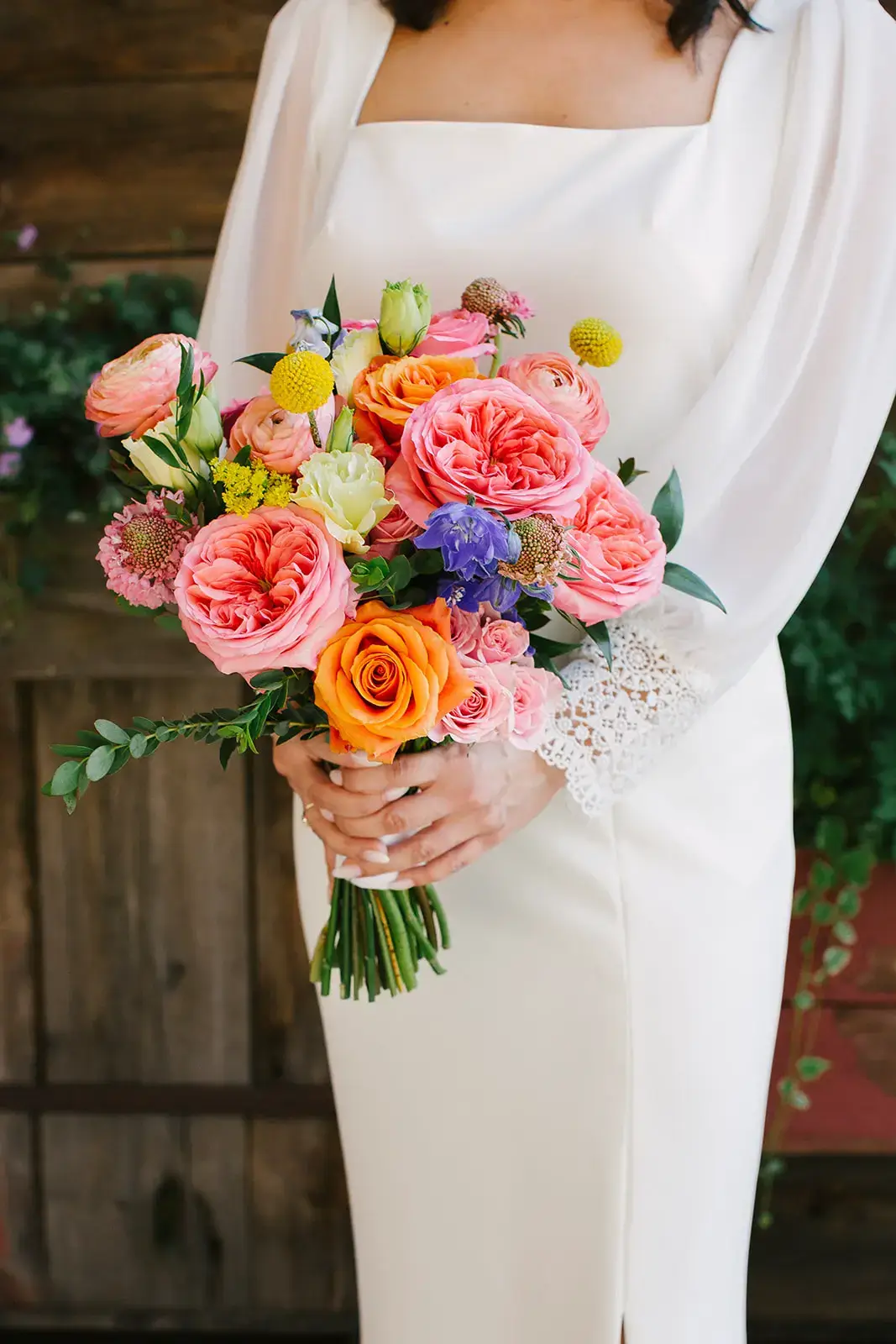 Real Poppy wedding — Danielle + David at Celestine