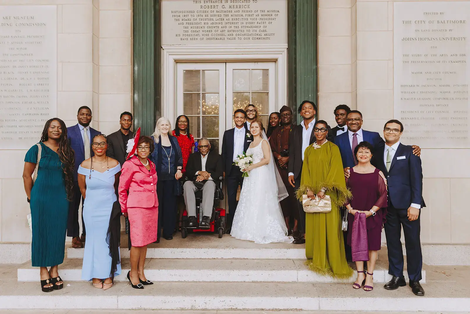 Real Poppy wedding — Averie + Nabil at Baltimore Museum of Art