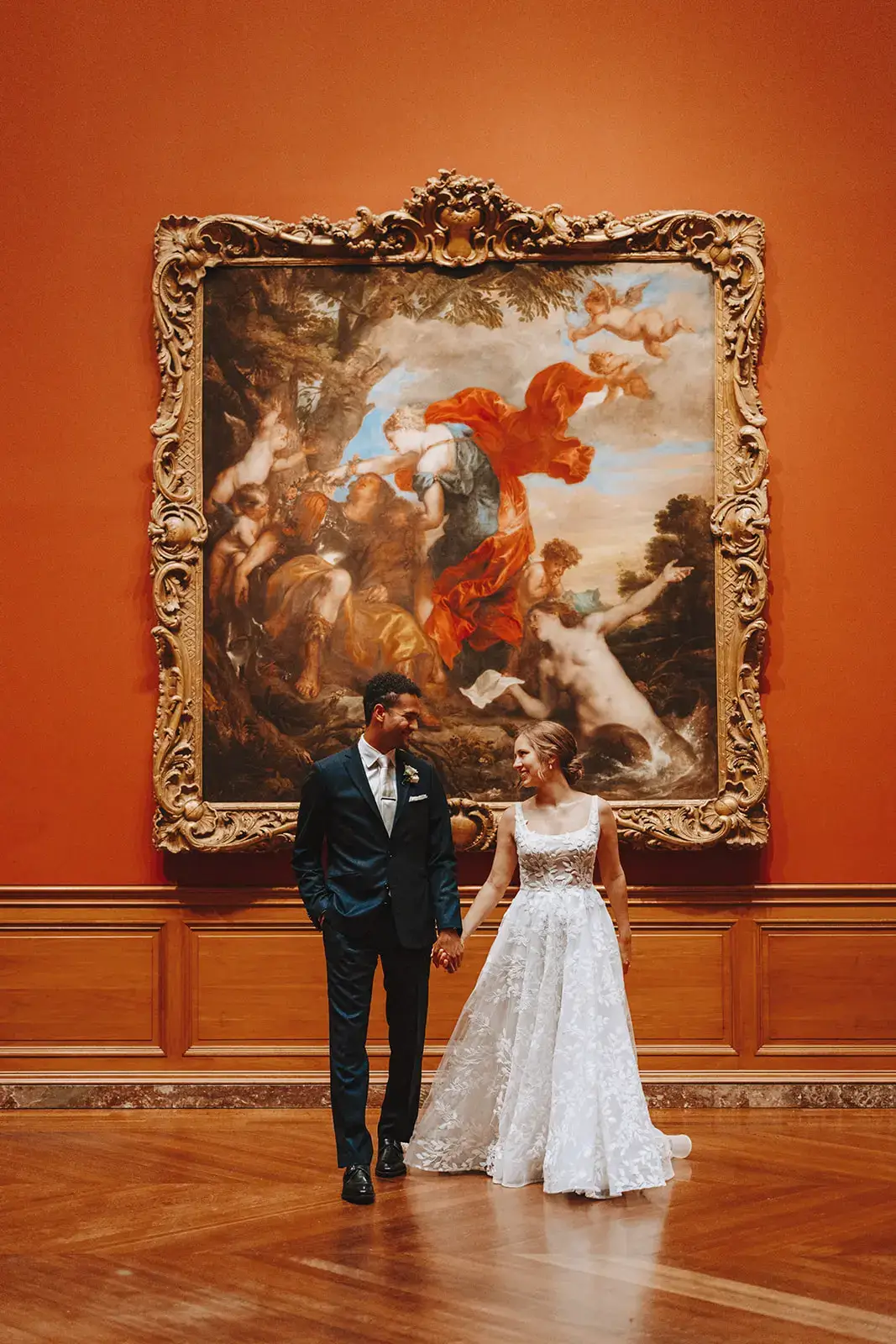 Real Poppy wedding — Averie + Nabil at Baltimore Museum of Art