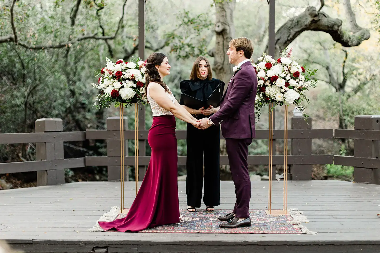 Real Poppy wedding — Forest Nymph