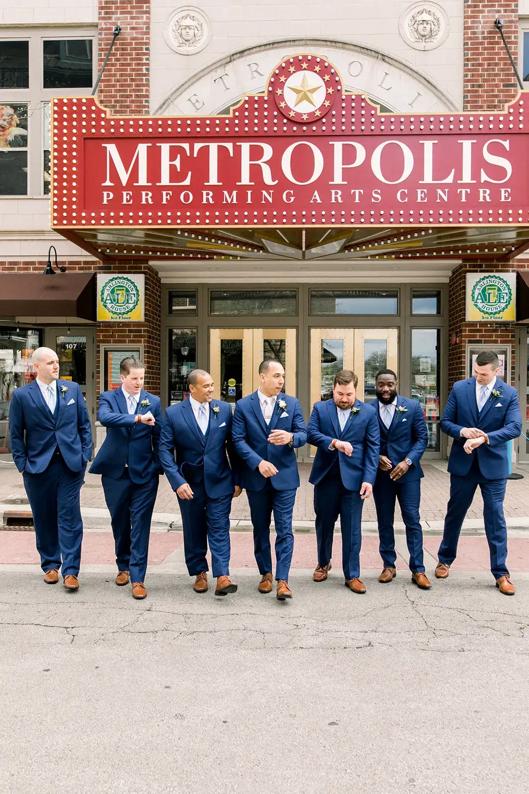 Real Poppy wedding — Laura + Adrian at Metropolis Ballroom