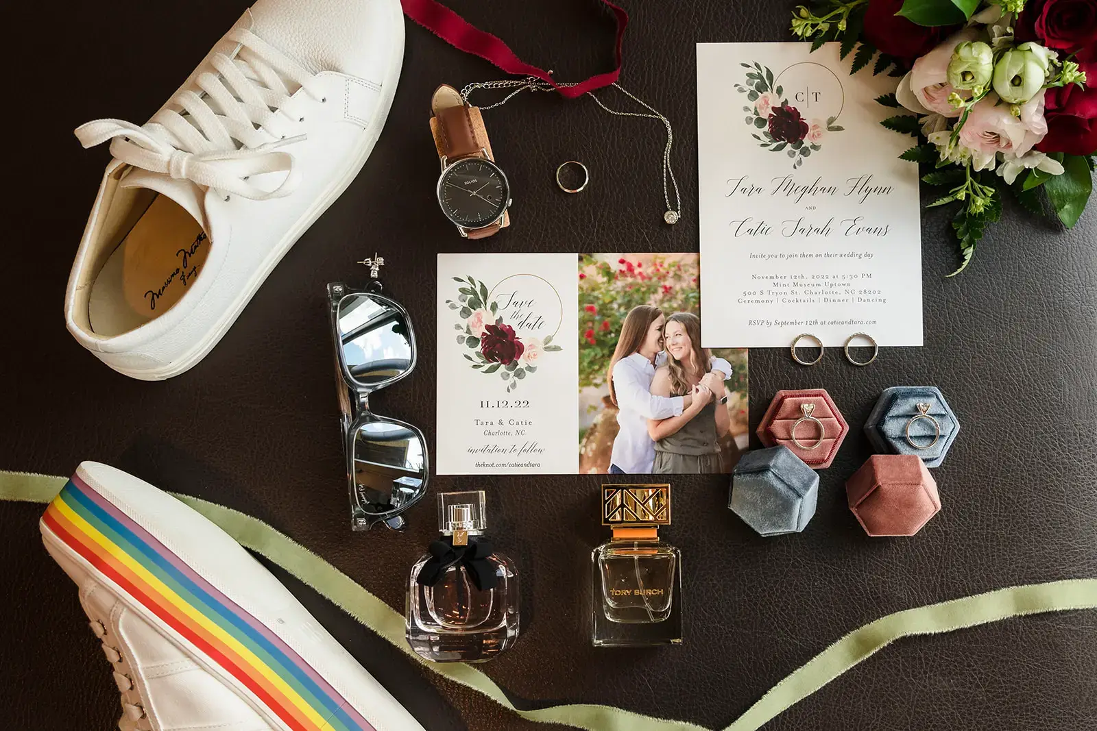 Real Poppy wedding — Catie + Tara at The Mint Museum