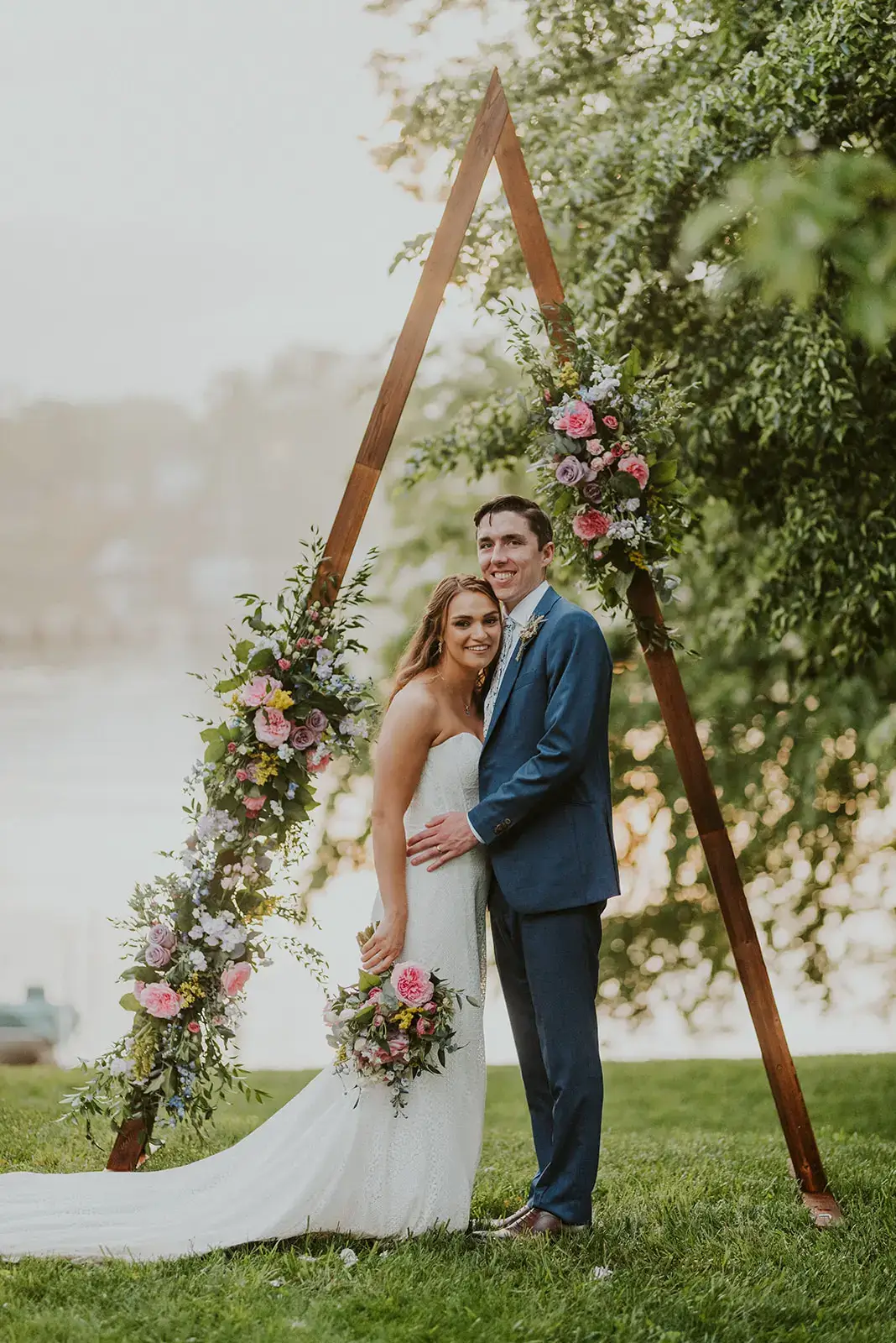 Real Poppy wedding — Gwendolyn + Stephen at Private Residence