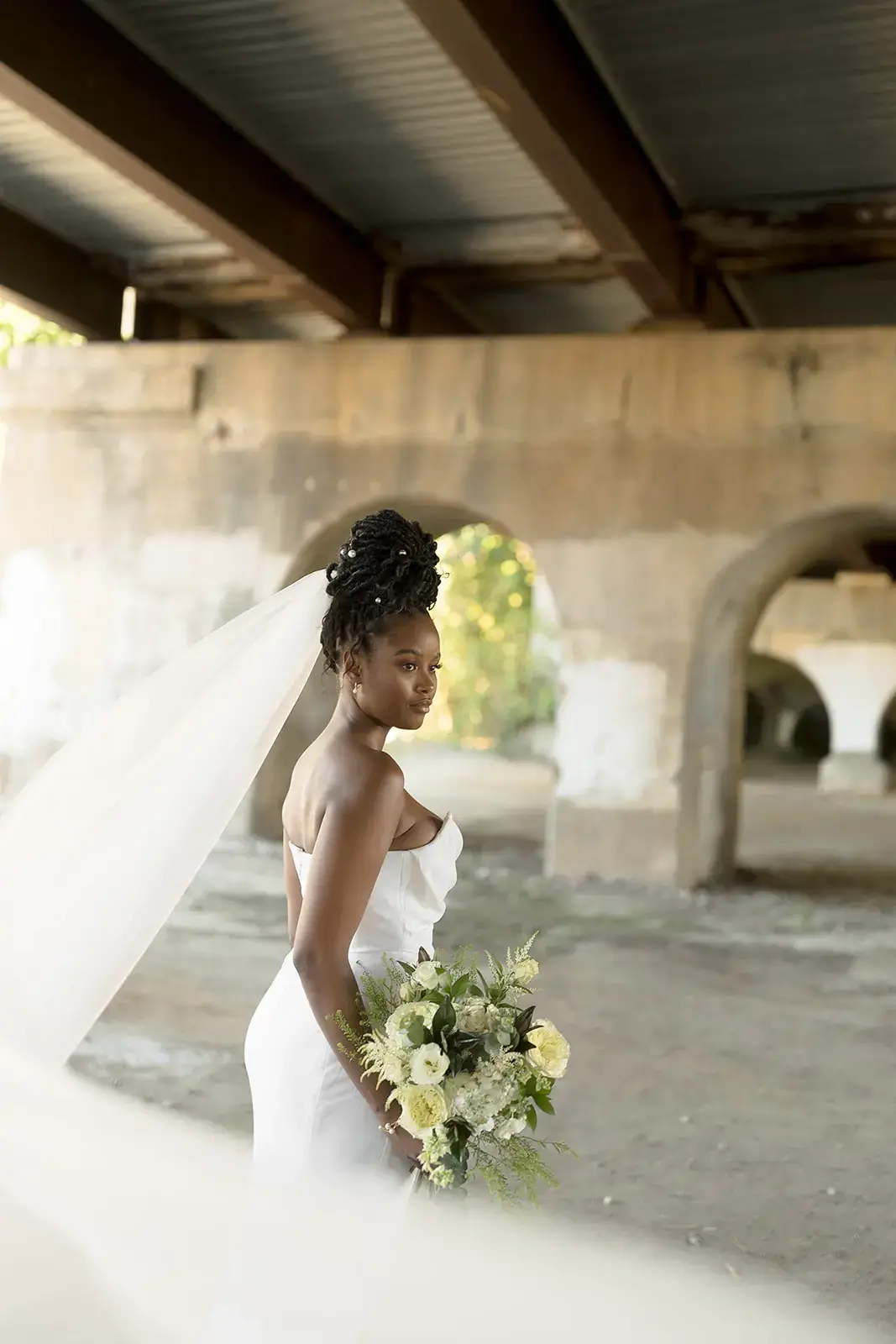 Real Poppy wedding — Glory + Terrance at Mt. Washington Mill Dye House