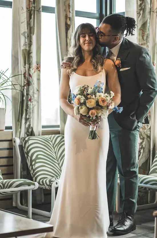 Real Poppy wedding — Victoria + Quentin at American Visionary Art Museum