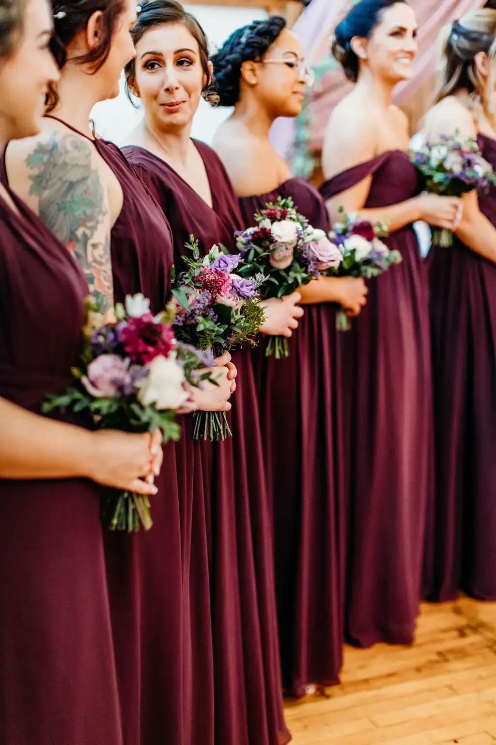 Real Poppy wedding — Gypsophila at Madison at the Mill