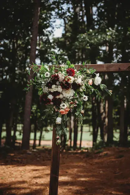 Real Poppy wedding — Overgrown Wild at Running Deer Golf Club