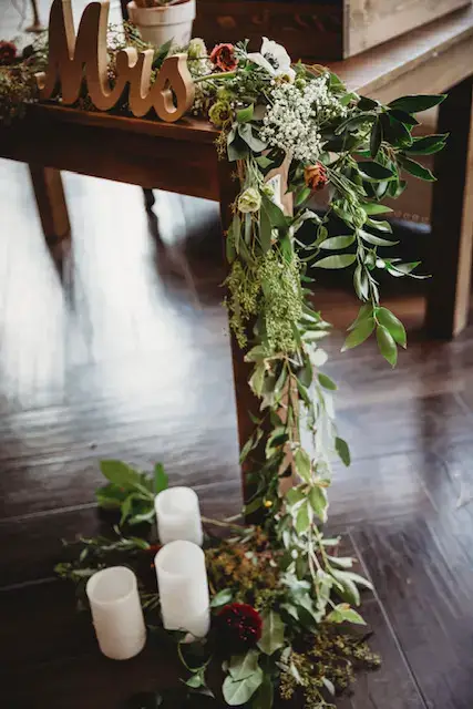 Real Poppy wedding — Overgrown Wild at Running Deer Golf Club