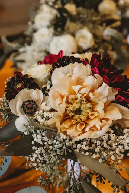 Real Poppy wedding — Overgrown Wild at Running Deer Golf Club