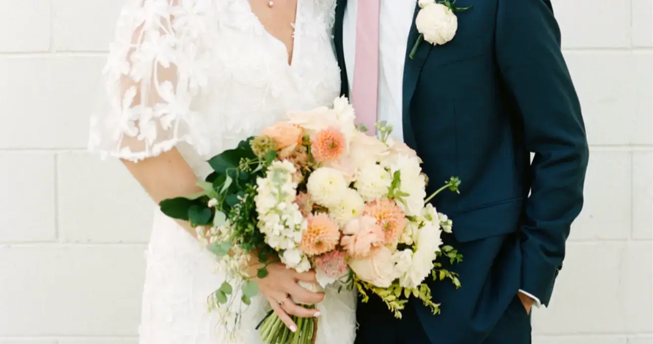 Real Poppy wedding — Rose + Dave