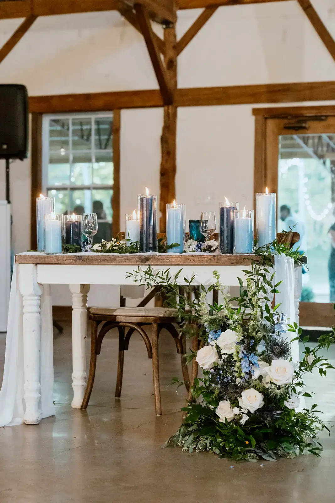 Real Poppy wedding — Blue Porcelain at Great Marsh Estate