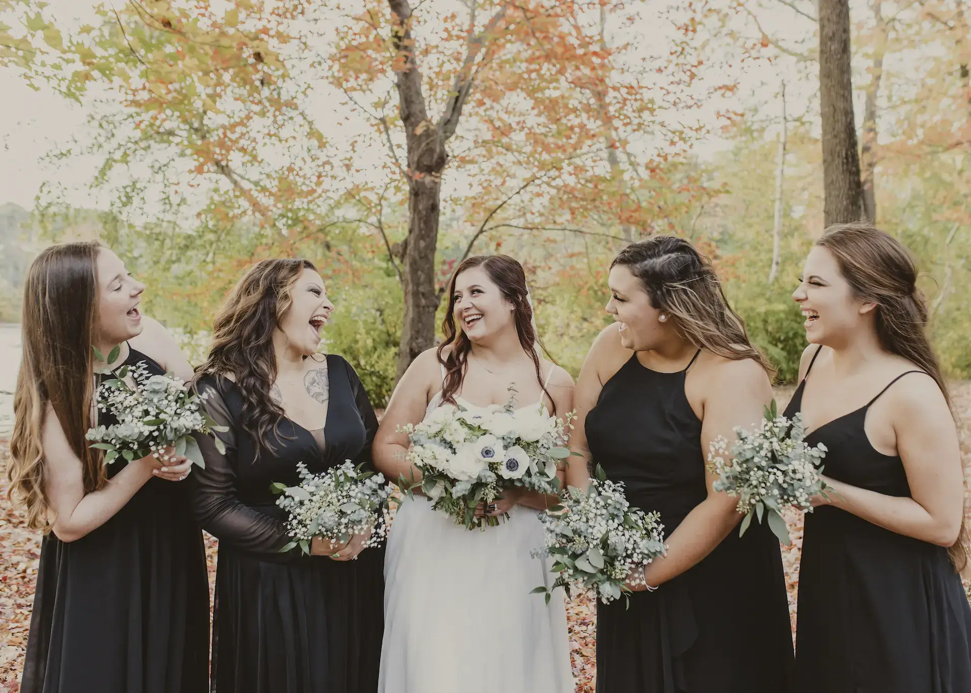 Real Poppy wedding — Autumn on the Water at Boston Marriott Newton