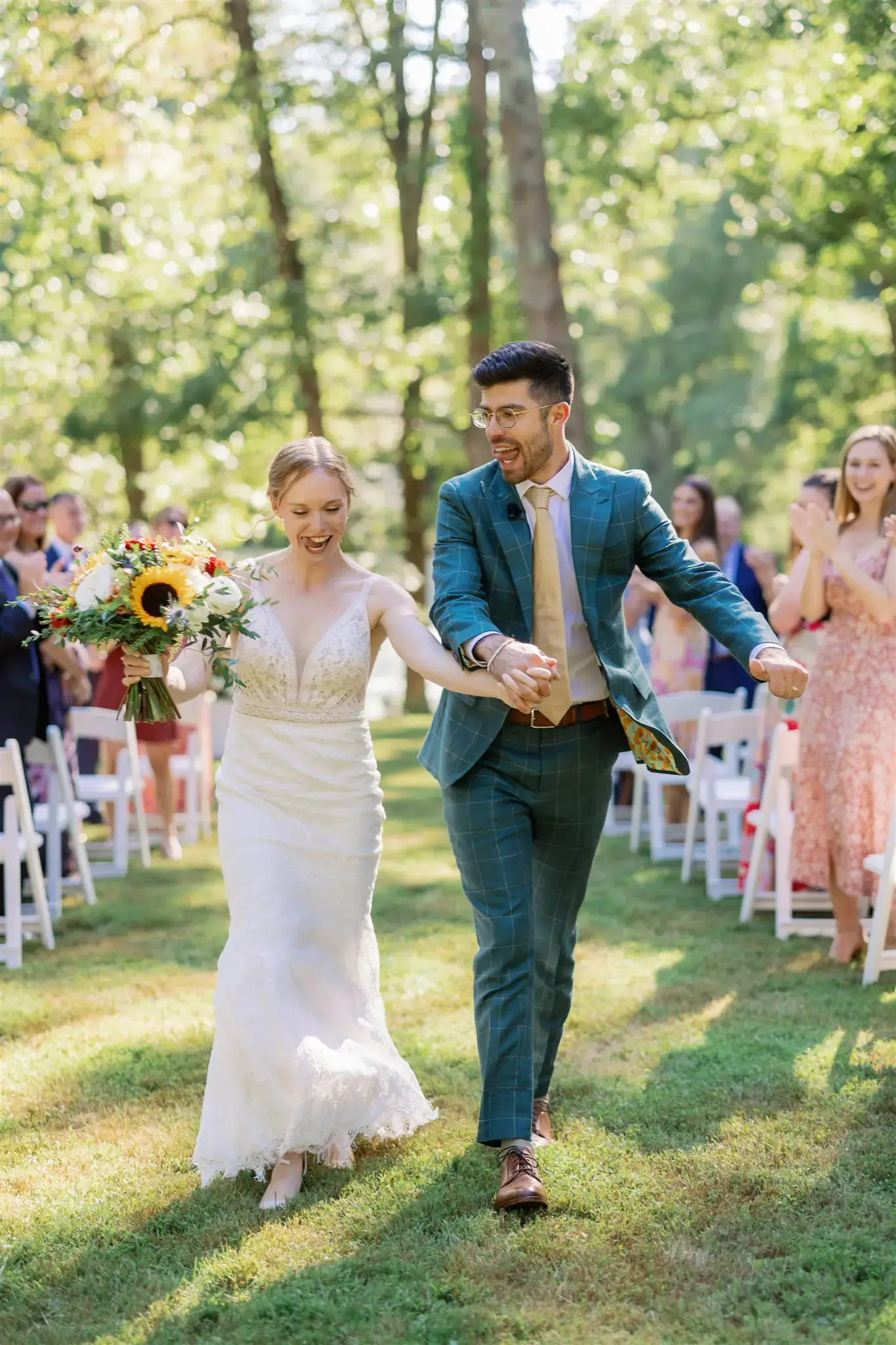 Real Poppy wedding — Allie + Michael at Private Residence