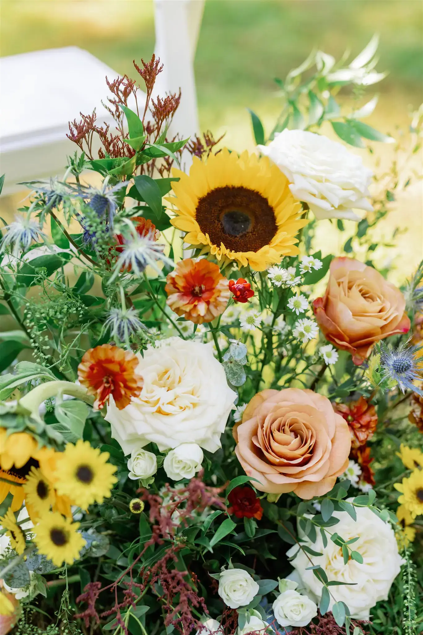 Real Poppy wedding — Allie + Michael at Private Residence