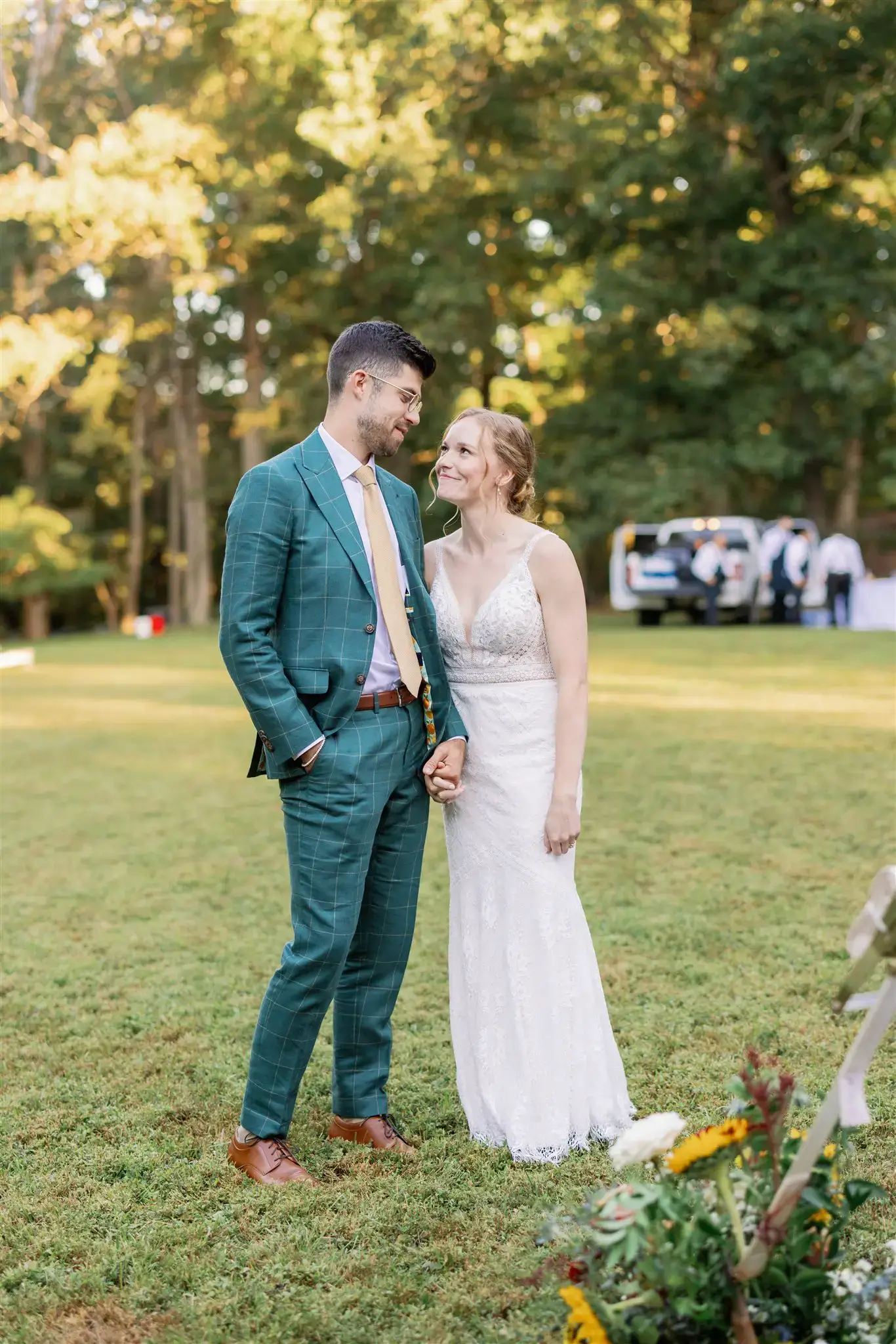 Real Poppy wedding — Allie + Michael at Private Residence