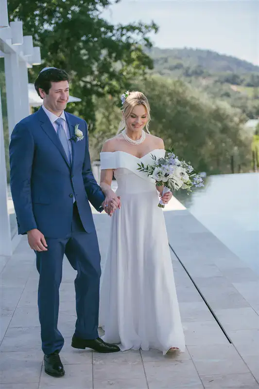 Real Poppy wedding — Tess + Adam at Private Residence