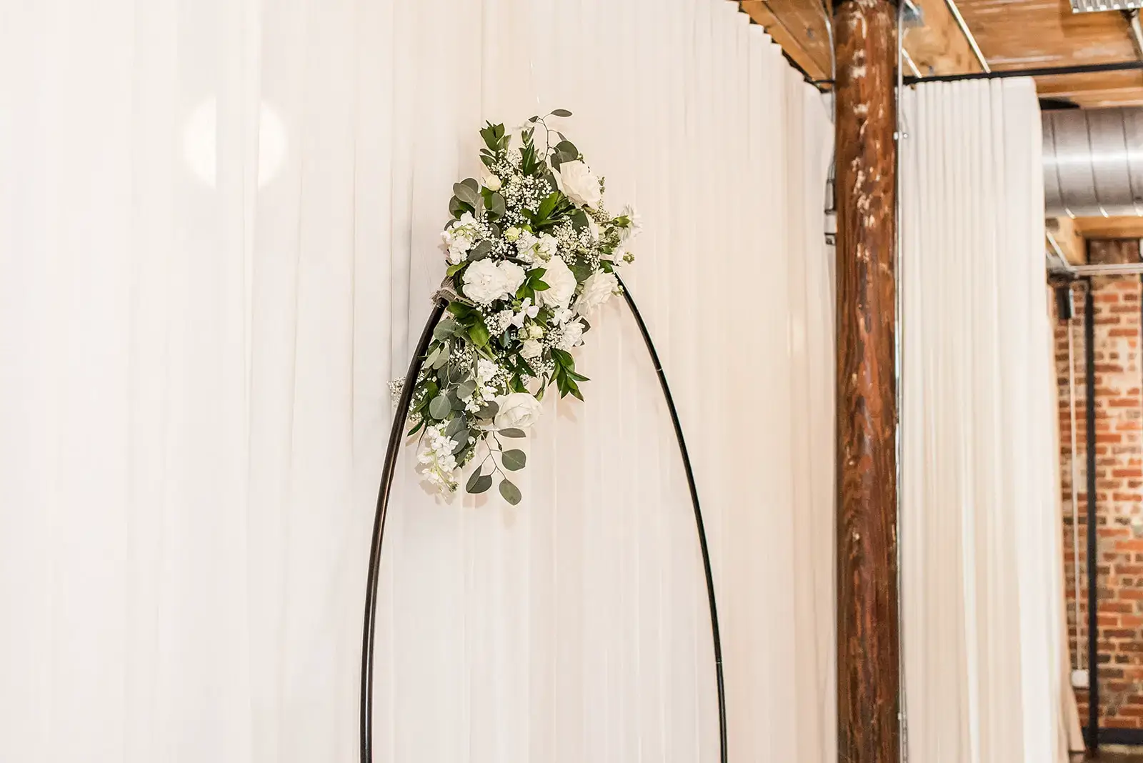 Real Poppy wedding — Mary + Randall at The Loft at Congdon Yards