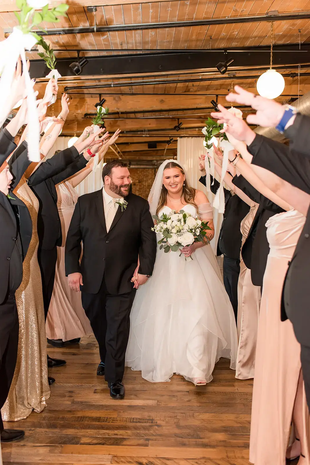 Real Poppy wedding — Mary + Randall at The Loft at Congdon Yards