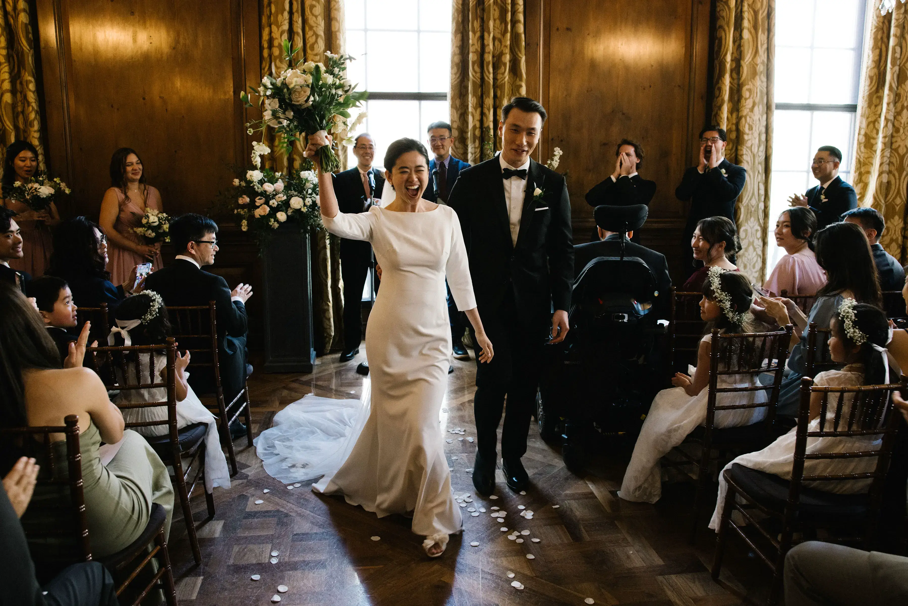 Real Poppy wedding — Lillian + Leon at Peterson Hall