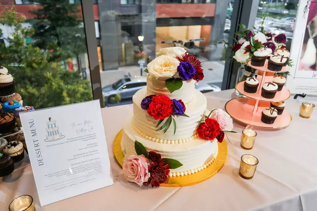 Real Poppy wedding — Joanna + Chris at Pinstripes