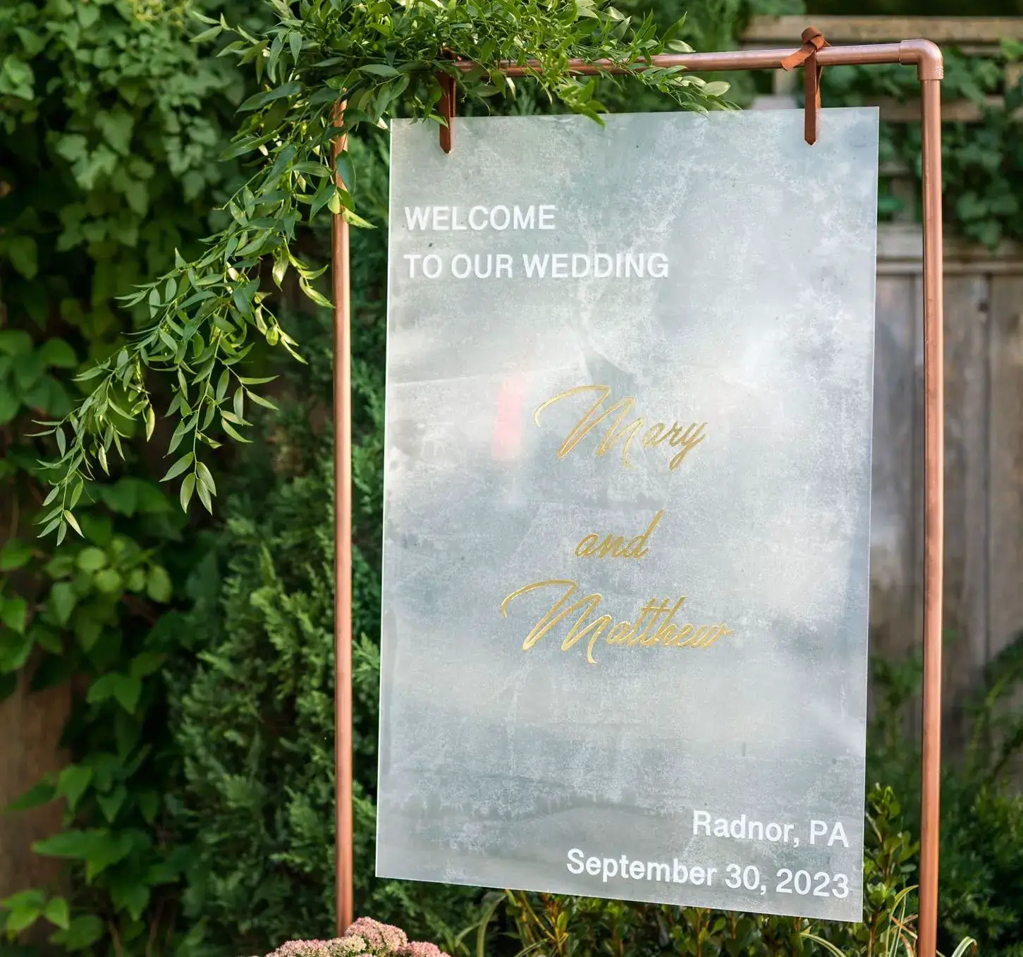 Real Poppy wedding — Mary + Matthew at Pomme Radnor