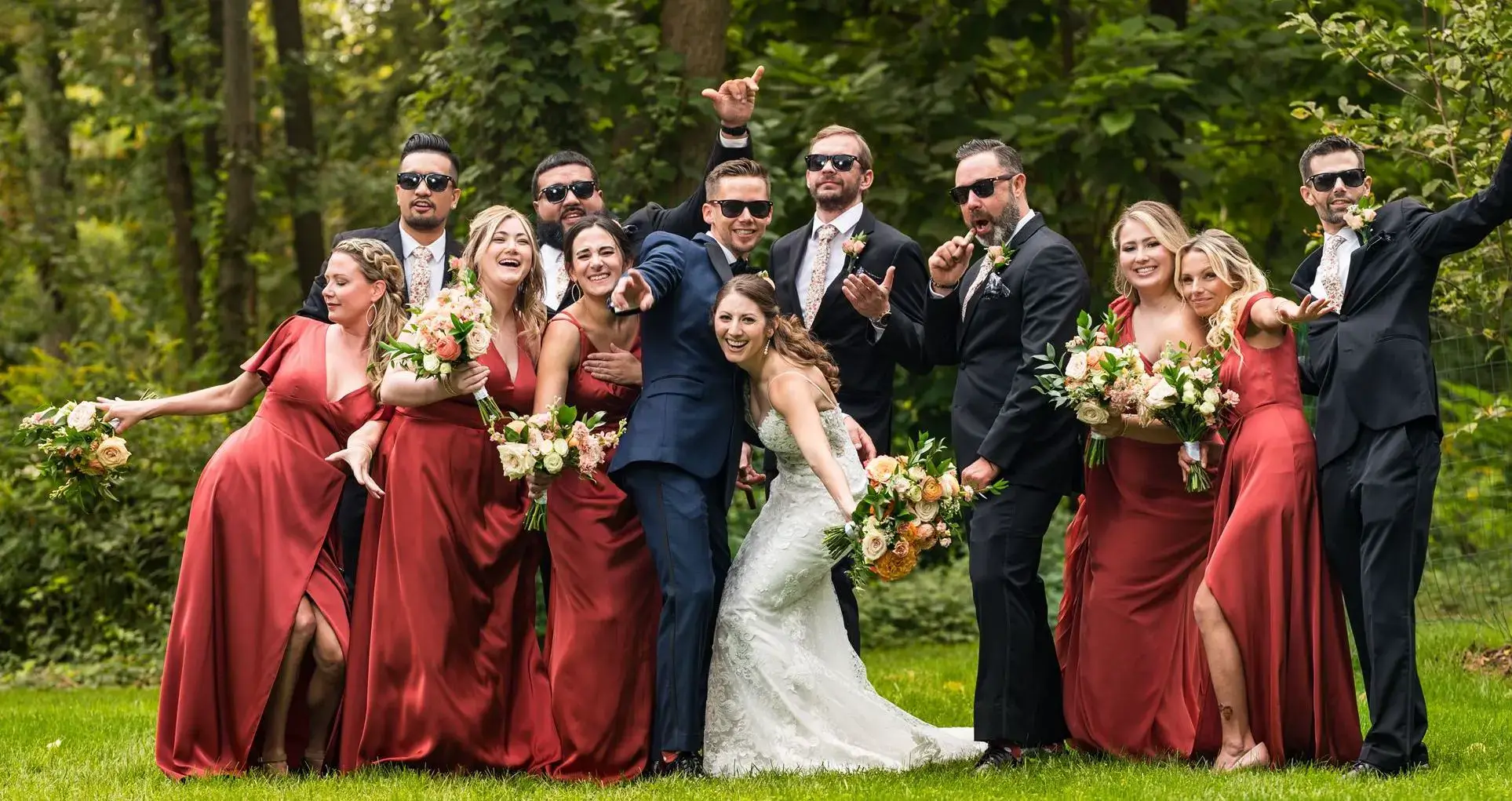Real Poppy wedding — Mary + Matthew at Pomme Radnor