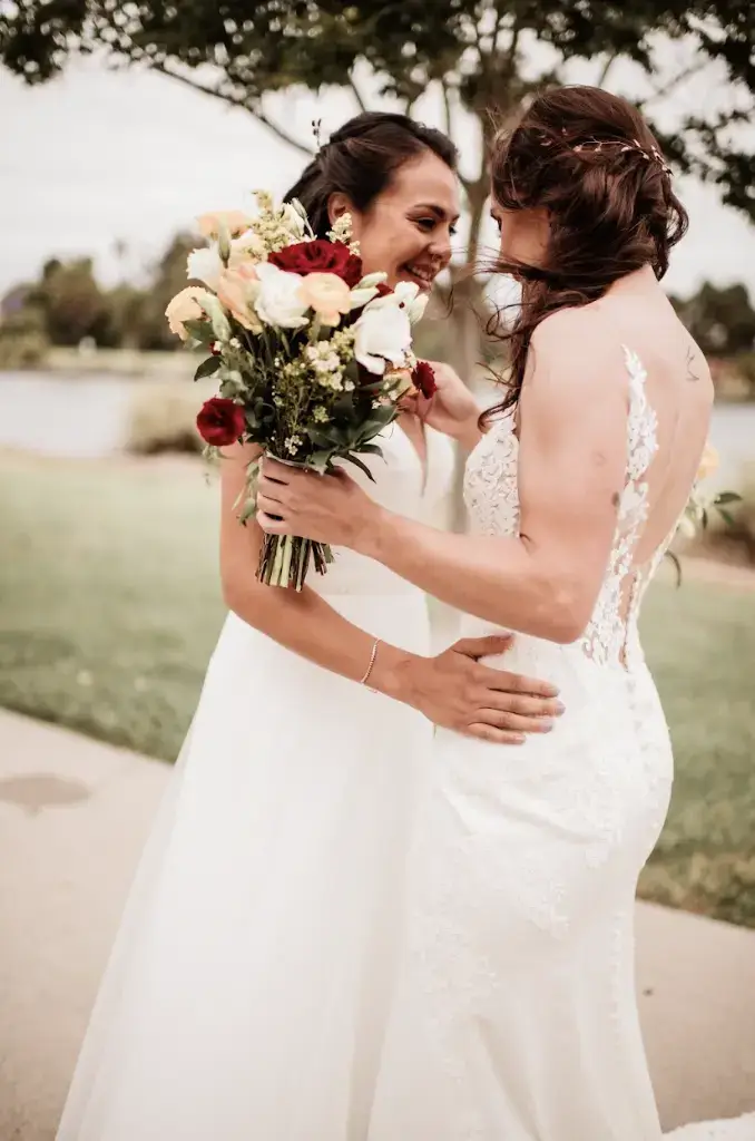 Real Poppy wedding — Blushing Brides