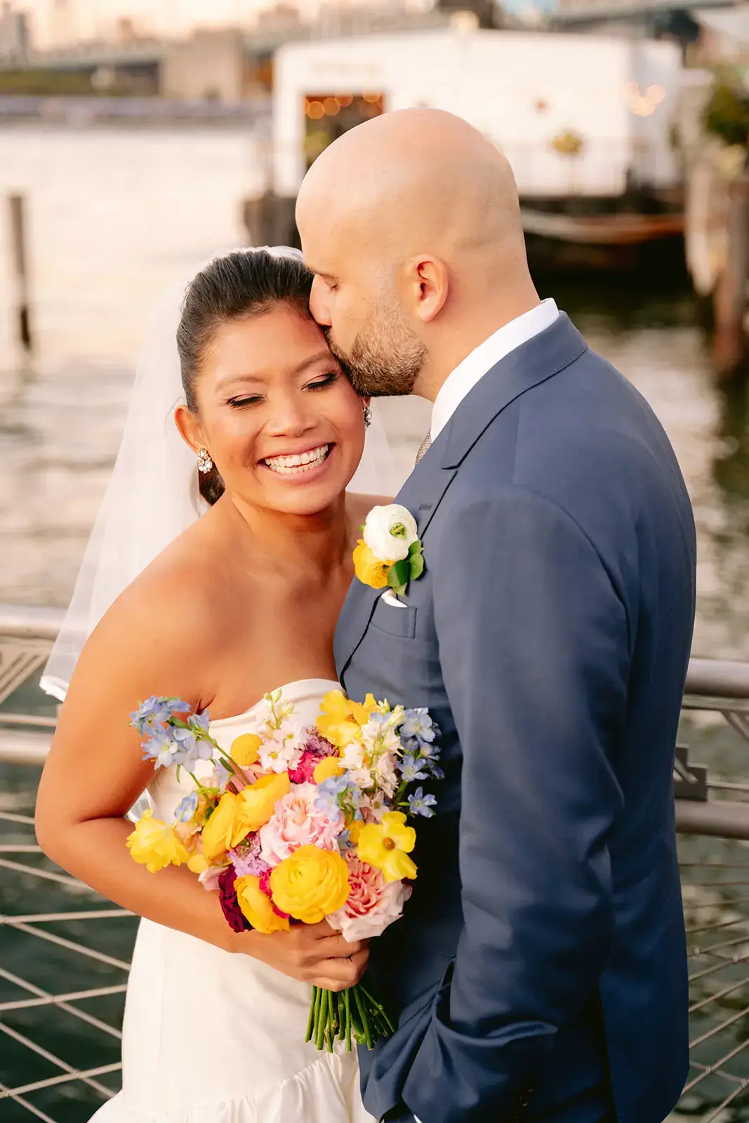 Real Poppy wedding — Shara + James at The River Cafe