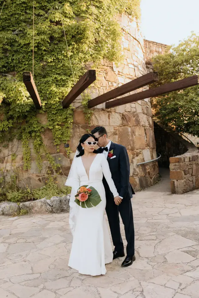Real Poppy wedding — Laura + James at Lady Bird Johnson Wildflower Center