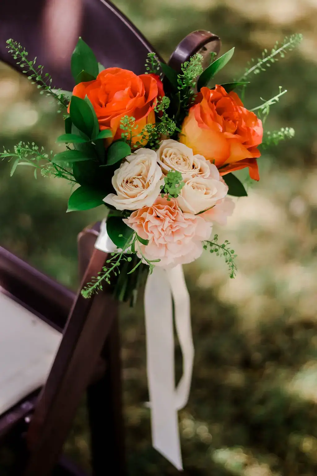 Real Poppy wedding — Orange Popsicle at The Vineyards at Chappel Lodge