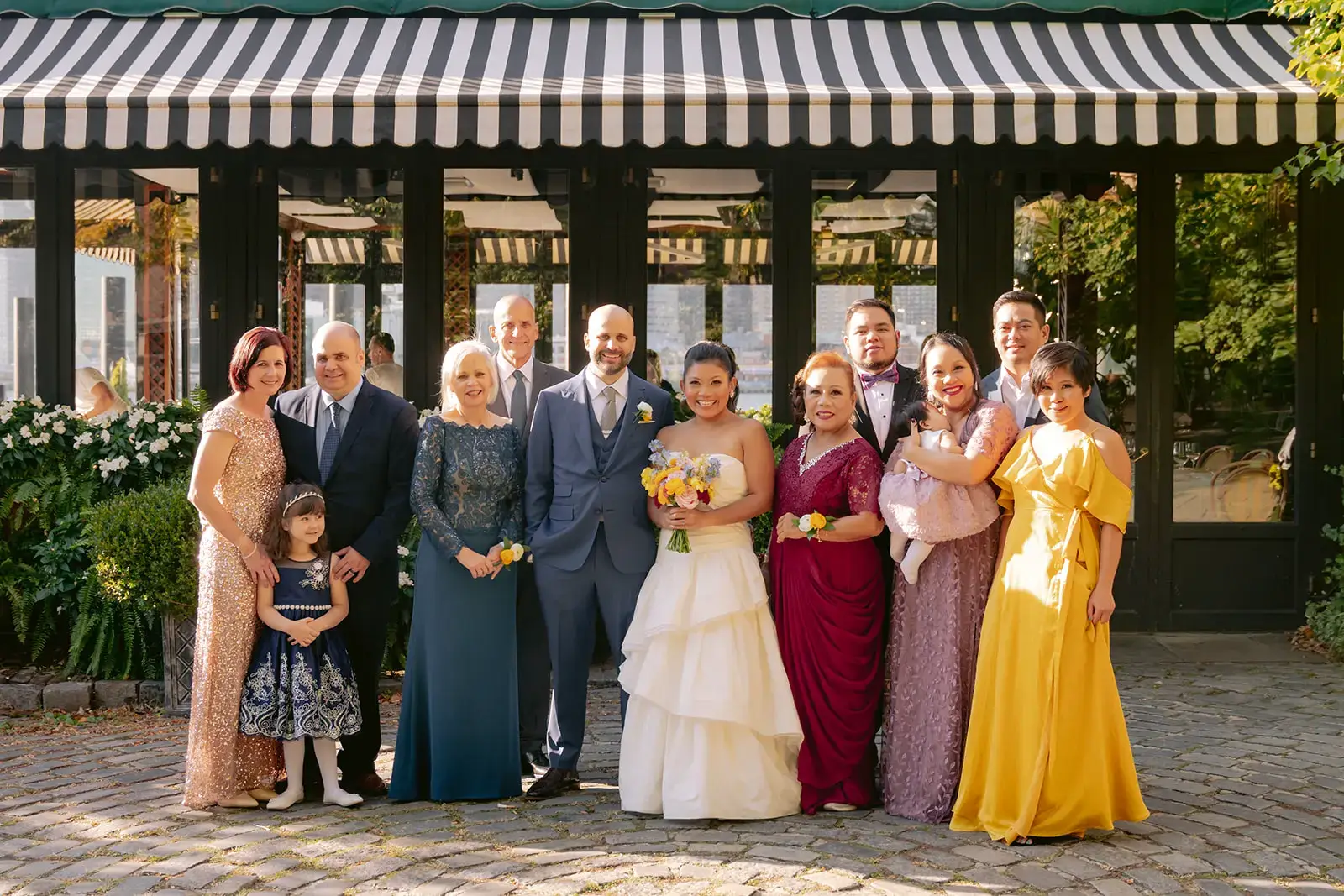 Real Poppy wedding — Shara + James at The River Cafe