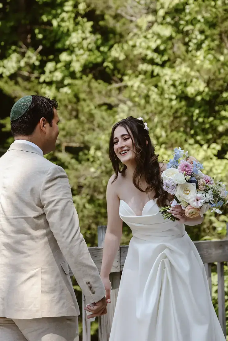 Real Poppy wedding — Eliana + Avi at Camp Ramah