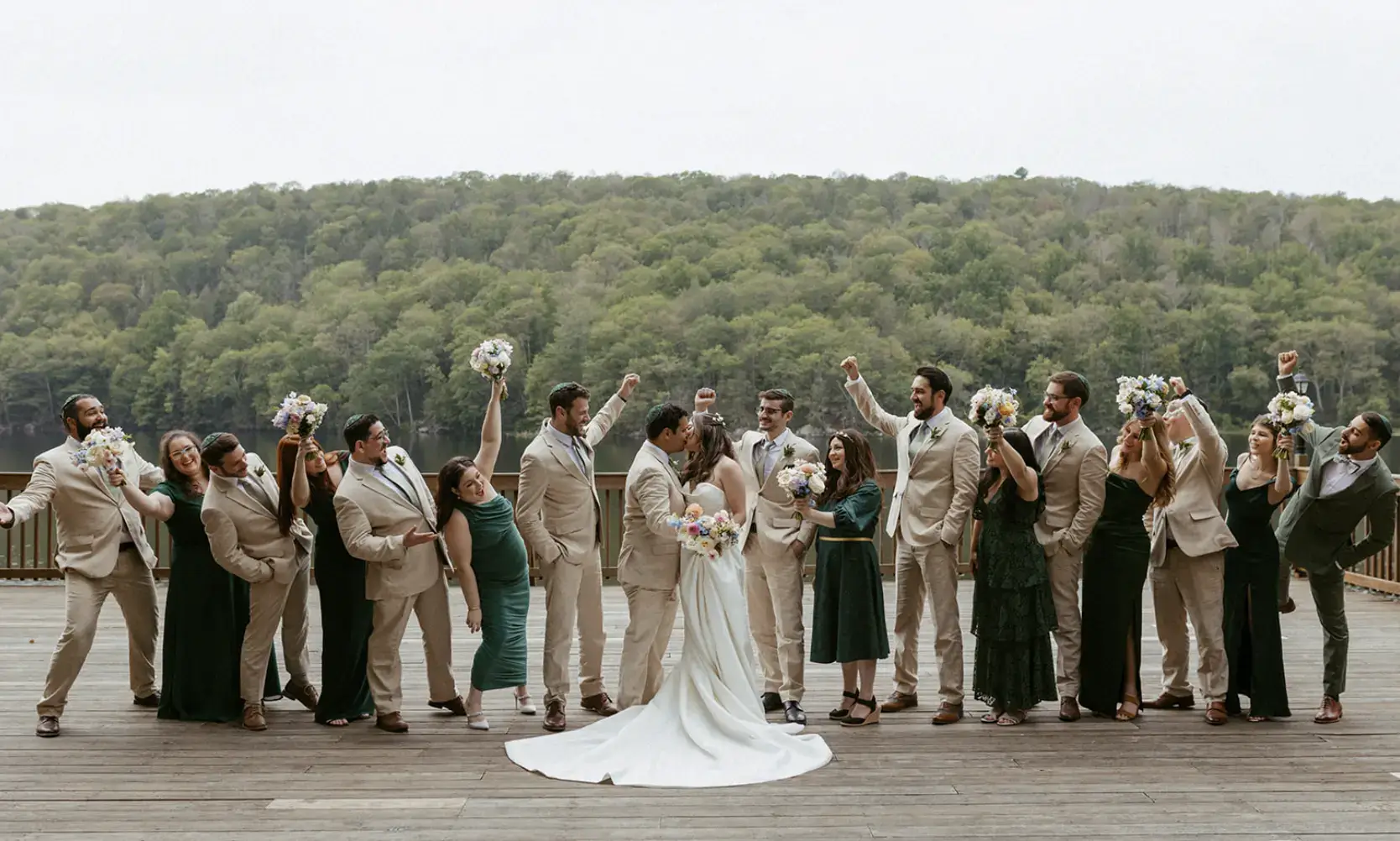Real Poppy wedding — Eliana + Avi at Camp Ramah