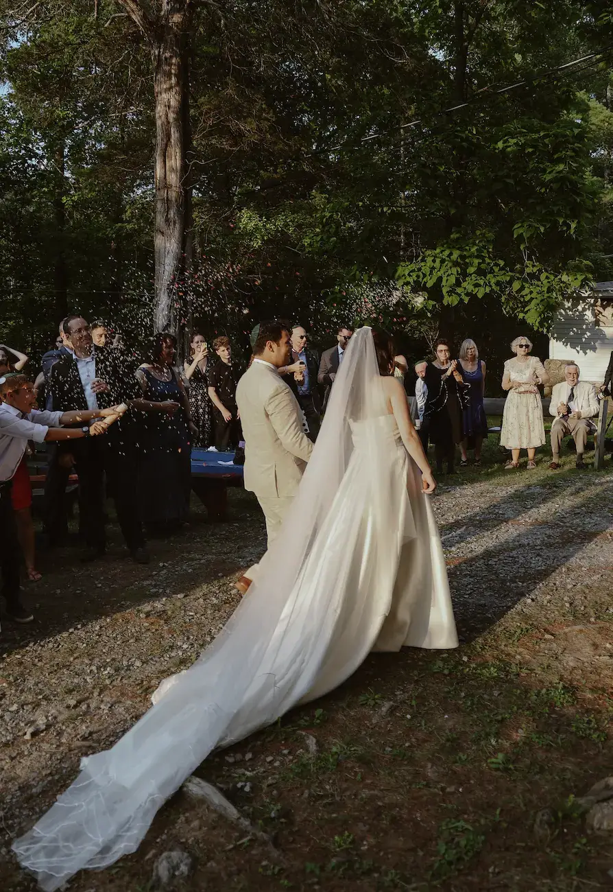 Real Poppy wedding — Eliana + Avi at Camp Ramah