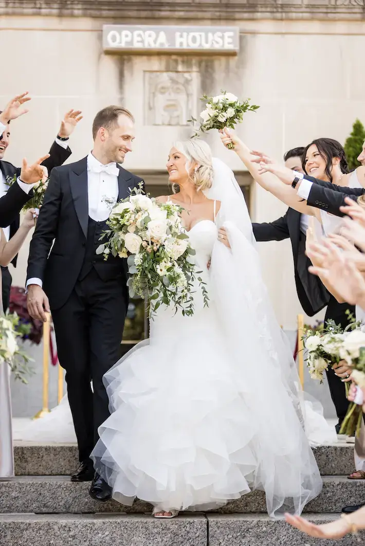 Real Poppy wedding — Helen + Jake at Stifel Theatre