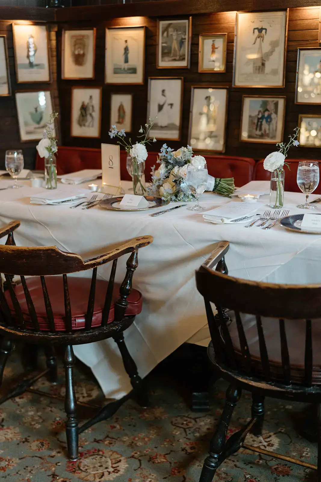 Real Poppy wedding — Lauren + Chris at 1789 Restaurant
