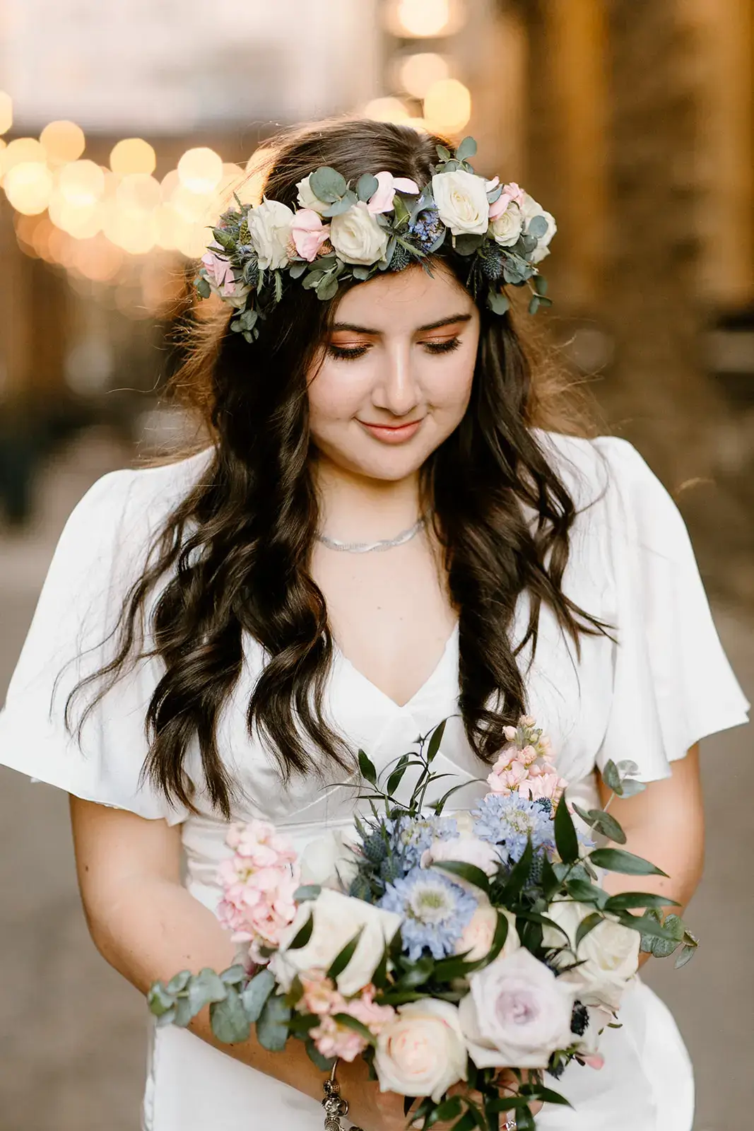 Real Poppy wedding — Barbara + Samuel at Hewing Hotel